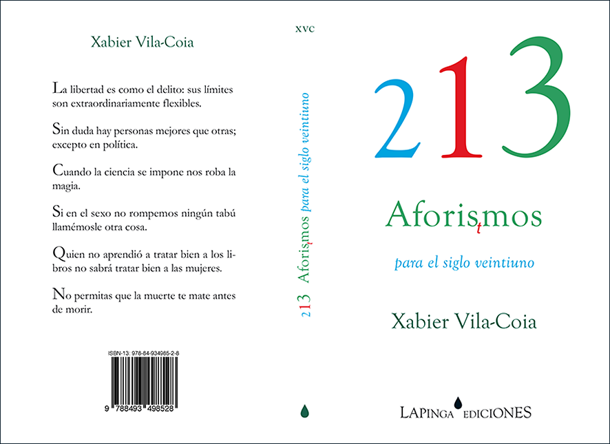 Cover 213 Aforistmos para el siglo veintiuno (2010)