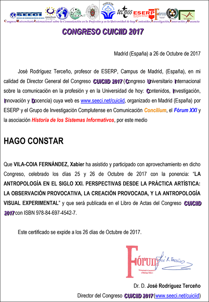 Congreso Universitario Internacional sobre la Comunicación en la Profesión y en la Universidad de hoy: Contenidos, Investigación, Innovación y Docencia