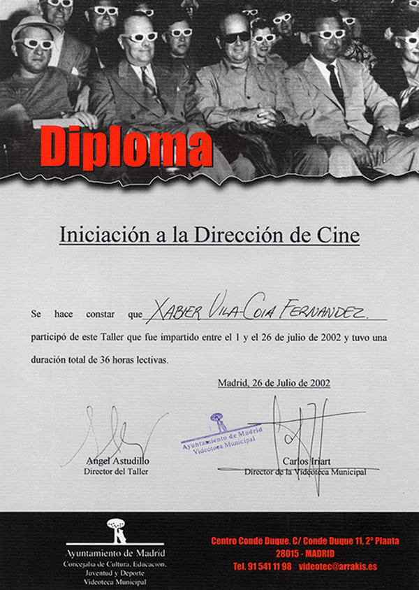 Curso de iniciación a la dirección de cine