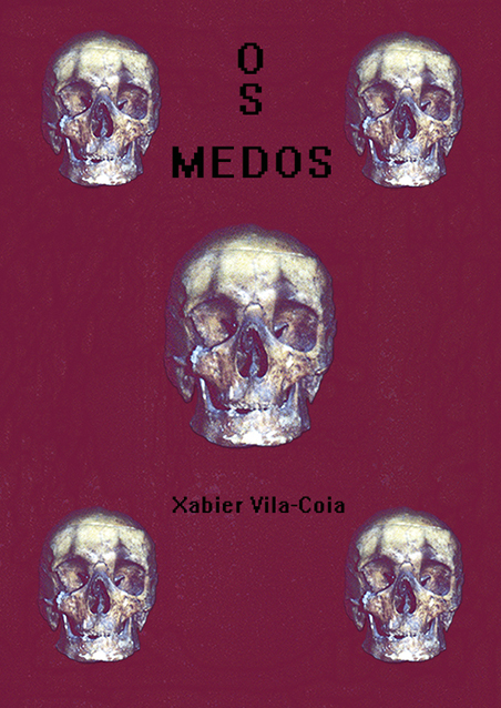 «Os medos»: Capa, tapa anterior: segundo bosquexo.