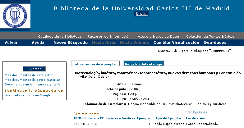 Universidad Carlos III de Madrid