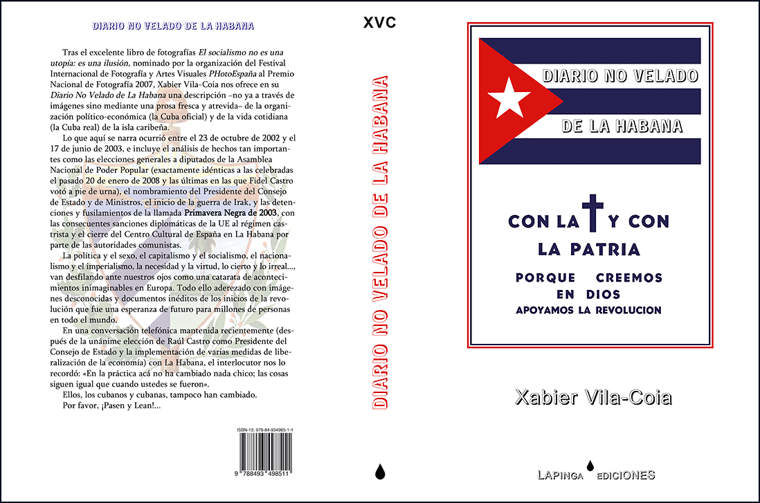 Dust jacket Diario no velado de La Habana (2008)