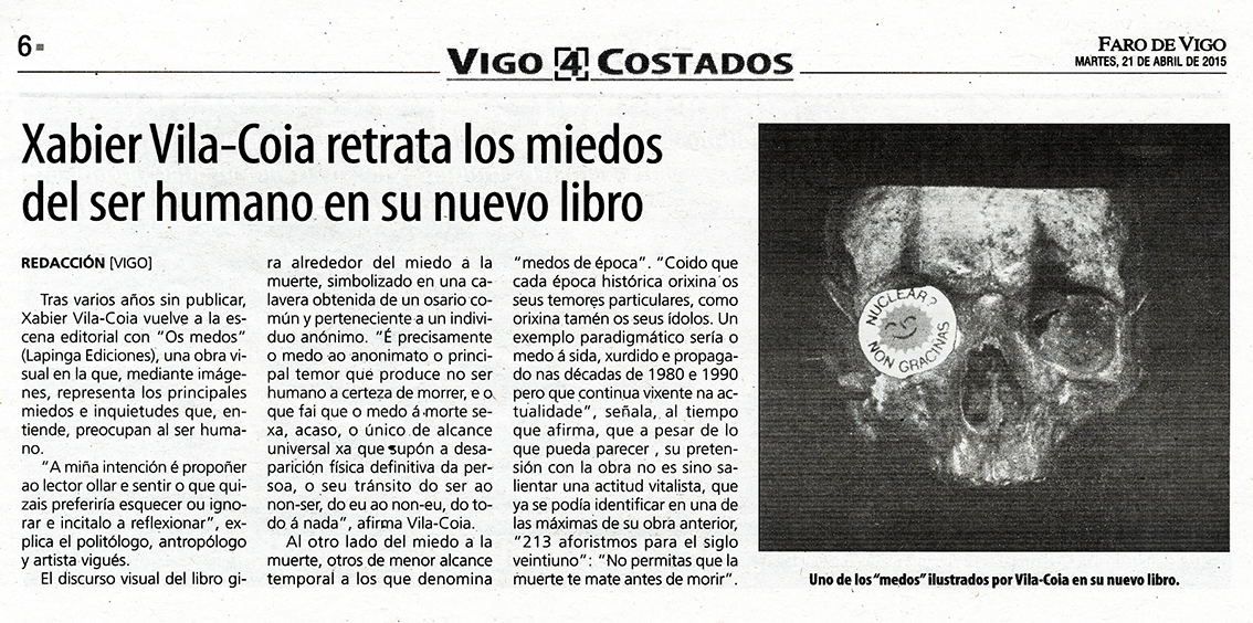 Diario “Faro de Vigo”